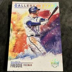 Freddie Freeman [Silver] Baseball Cards 2022 Panini Diamond Kings Gallery of Stars Prices