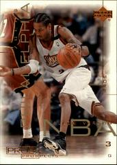 Allen Iverson #60 Basketball Cards 2000 Upper Deck Pros & Prospects Prices