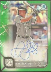 Gavin Sheets [Green Refractor] Baseball Cards 2022 Bowman Chrome Rookie Autographs Prices