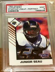 Junior Seau [Portrait] Football Cards 1993 Kenner Starting Lineup Prices