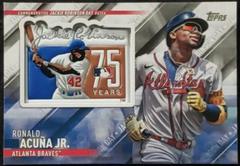 Ronald Acuna Jr. #SEP-RAJ Baseball Cards 2022 Topps Update Special Event Patch Relics Prices