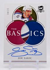 Joe Sakic [Patch] Hockey Cards 2021 Upper Deck The Cup The Basics Auto Prices