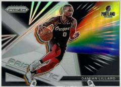 Damian Lillard [Silver Prizm] #7 Basketball Cards 2021 Panini Prizm Prizmatic Prices