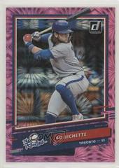 Bo Bichette [Pink Fireworks] Baseball Cards 2020 Panini Donruss the Rookies Prices