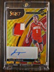 Jalen Green [Gold Prizm] Basketball Cards 2021 Panini Select Rookie Signatures Prices