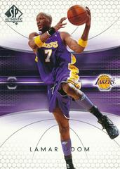 Lamar Odom #39 Basketball Cards 2004 SP Authentic Prices