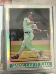 Gary Sheffield [Refractor] Baseball Cards 1998 Topps Chrome Prices