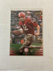 Ken Stabler #12 Football Cards 2012 Upper Deck University of Alabama Prices