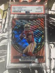 Trey Lance [Red Wave] #SR3 Football Cards 2021 Panini Rookies and Stars Stellar Prices