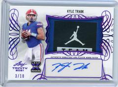 Kyle Trask [Purple] #PA-KT1 Football Cards 2021 Leaf Trinity Patch Autographs Prices
