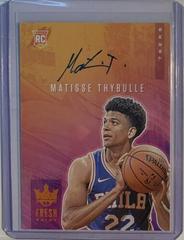 Matisse Thybulle [Citrine] #FP-MTH Basketball Cards 2019 Panini Court Kings Fresh Paint Autographs Prices