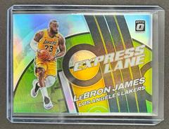 LeBron James [Lime Green] Basketball Cards 2021 Panini Donruss Optic Express Lane Prices