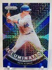 Pete Alonso [Blue Mojo Prizm] #IL-10 Baseball Cards 2021 Panini Prizm Illumination Prices