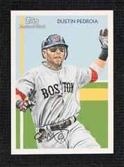 Dustin Pedroia [Umbrella Black Back] Baseball Cards 2010 Topps National Chicle Prices