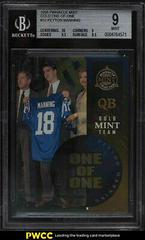 Peyton Manning [Gold One of One] Football Cards 1998 Pinnacle Mint Prices