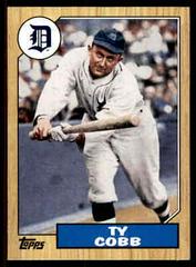 Ty Cobb #TM130 Baseball Cards 2012 Topps 1987 Minis Prices