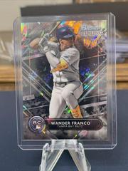 Wander Franco [Black Atomic] #BSR-31 Baseball Cards 2022 Bowman Sterling Prices