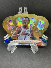 Reggie Jackson [Crystal Gold] Basketball Cards 2018 Panini Crown Royale Prices
