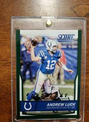 Andrew Luck [End Zone] #137 Football Cards 2016 Panini Score Prices