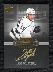 Quinton Byfield [Gold] Hockey Cards 2021 SPx UD Black Lustrous Rookie Signatures Prices