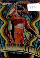 Bubba Wallace [Gold] #I-8 Racing Cards 2022 Panini Prizm Nascar Illumination Prices