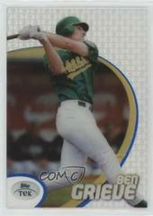 Ben Grieve #1 Baseball Cards 1998 Topps Tek Prices