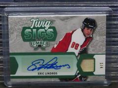 Eric Lindros [Emerald] #TS-EL1 Hockey Cards 2021 Leaf Lumber Twig Sigs Prices