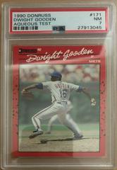 Dwight Gooden #171 Baseball Cards 1990 Donruss Aqueous Test Prices