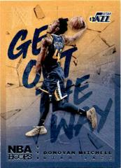Donovan Mitchell #8 Basketball Cards 2018 Panini Hoops Get Out the Way Prices