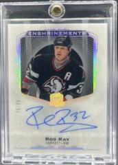 Rob Ray Hockey Cards 2021 Upper Deck The Cup Enshrinements Autographs Prices
