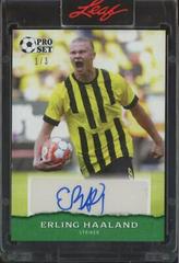 Erling Haaland [Green] #PS-EH1 Soccer Cards 2022 Pro Set Autographs Prices