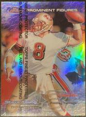 Steve Young Football Cards 1999 Topps Finest Prominent Figures Prices