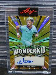Alvaro Sanz [Prismatic Gold] #WK-AS1 Soccer Cards 2022 Leaf Metal Wonderkid Autographs Prices