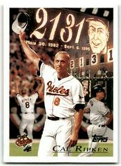 Cal Ripken Jr. #BB2-1996 Baseball Cards 2016 Topps Berger's Best Series 2 Prices