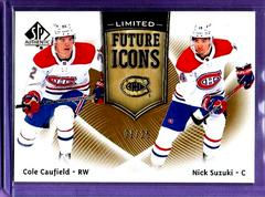 Cole Caufield, Nick Suzuki [Limited] #FI-16 Hockey Cards 2021 SP Authentic Future Icons Prices
