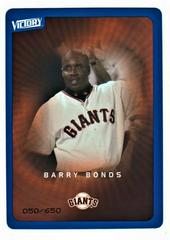 Barry Bonds Baseball Cards 2003 Upper Deck Victory Prices