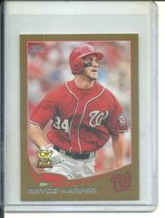 Bryce Harper [Mini Gold] #1 Baseball Cards 2013 Topps Prices