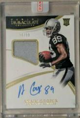 Amari Cooper [Autograph Patch] #163 Football Cards 2015 Panini Immaculate Prices