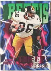 Jerome Bettis [Rave] #36 Football Cards 1997 Skybox Impact Prices