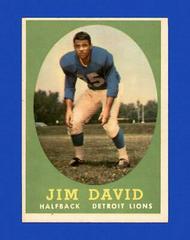 Jim David #13 Football Cards 1958 Topps Prices