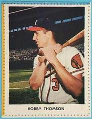 Bobby Thomson [Milwaukee Braves] Baseball Cards 1955 Golden Stamps Prices