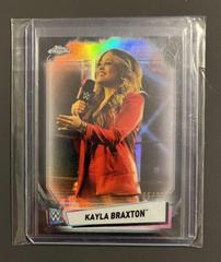 Kayla Braxton [Black Refractor] Wrestling Cards 2021 Topps Chrome WWE Prices