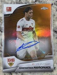 Konstantinos Mavropanos [Orange] #BCA-KM Soccer Cards 2022 Topps Chrome Bundesliga Autographs Prices