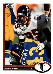 Scott Case #38 Football Cards 1991 Upper Deck Prices