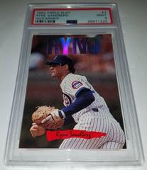 Ryne Sandberg #3 Baseball Cards 1993 Panini Donruss Triple Play Nicknames Prices