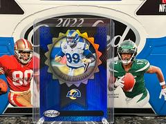 Aaron Donald [Blue] Football Cards 2022 Panini Certified Seal of Approval Prices