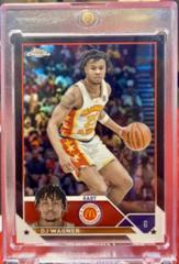 DJ Wagner [Black] #11 Basketball Cards 2023 Topps Chrome McDonald's All American Prices
