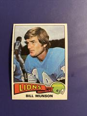 Bill Munson #172 Football Cards 1975 Topps Prices