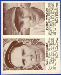 Paul Derringer, Bucky Walters Baseball Cards 1941 Double Play Prices