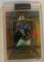 Jonathan Taylor [Tie-Dye Prizm] Football Cards 2020 Panini Select Rookie Selections Prices